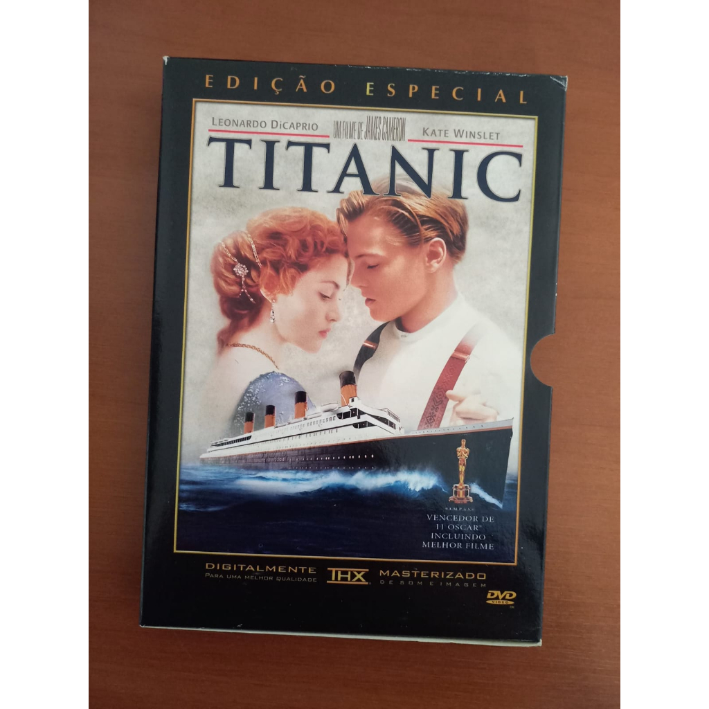 Luva DVD Duplo Titanic (edição 2005)
