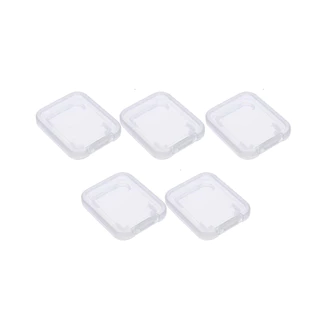Kit 5 Case Transparente Para Proteger Cartão De Memória