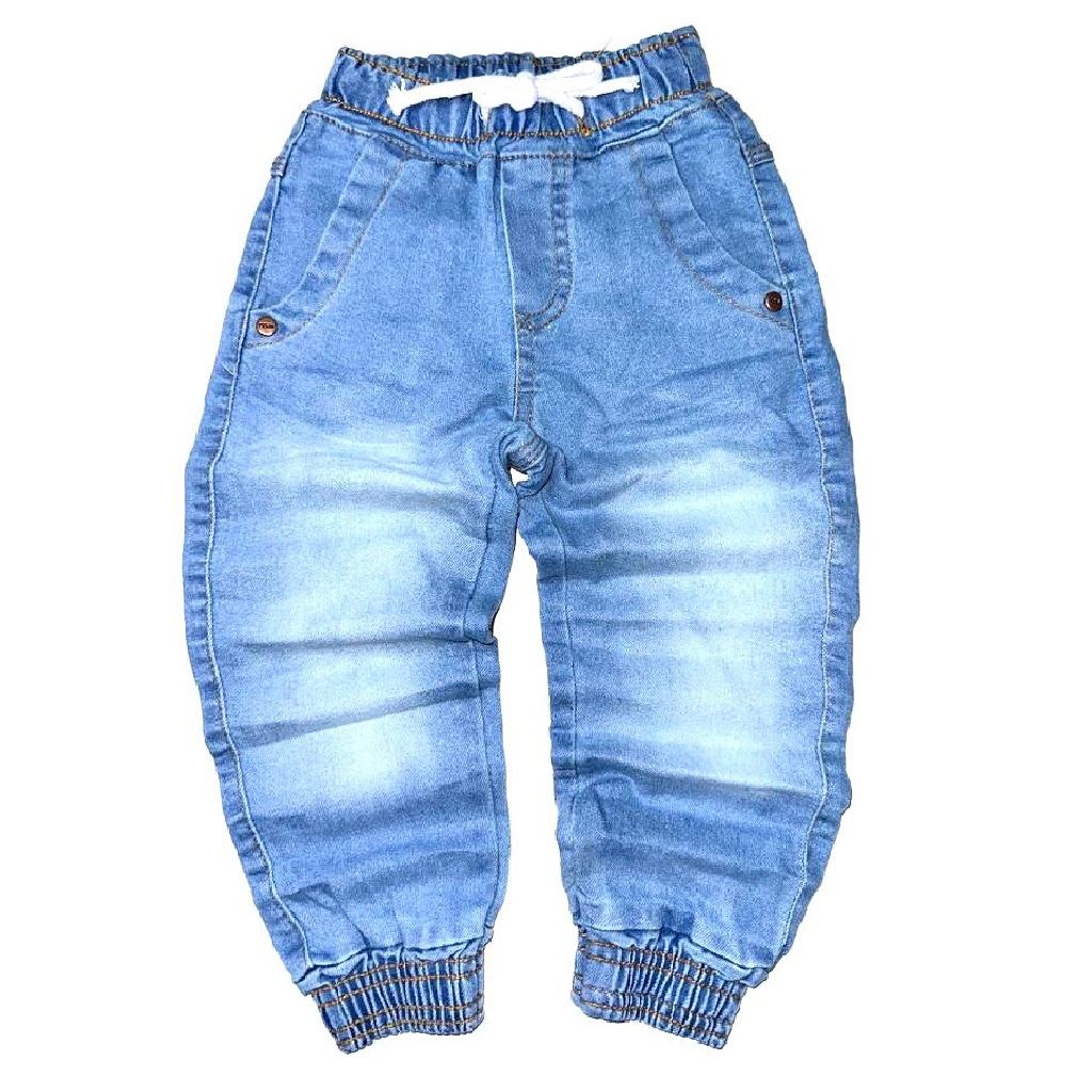 Calça Jogger Skinny Jeans claro Infantil Menino Masculina Envio Rapido