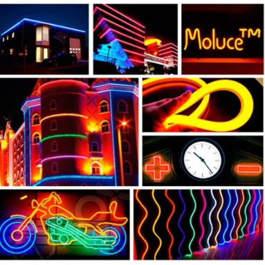 Mangueira Neon 12v - 1 metro - 1m - Painel Neon - Corte 2,5cm 6 x12mm Vitrine - Decoração Decorativa Diversas cores para painel de neon painel led desenho neon