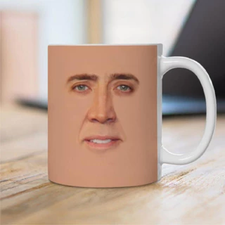 Caneca de Porcelana Personalizada Nicolas Cage