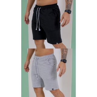 Kit 2 Shorts Moletom Masculino