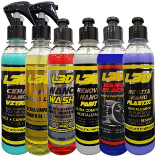 Kit Polimento Automotivo L3D Com 6 Produtos Facil Aplicação