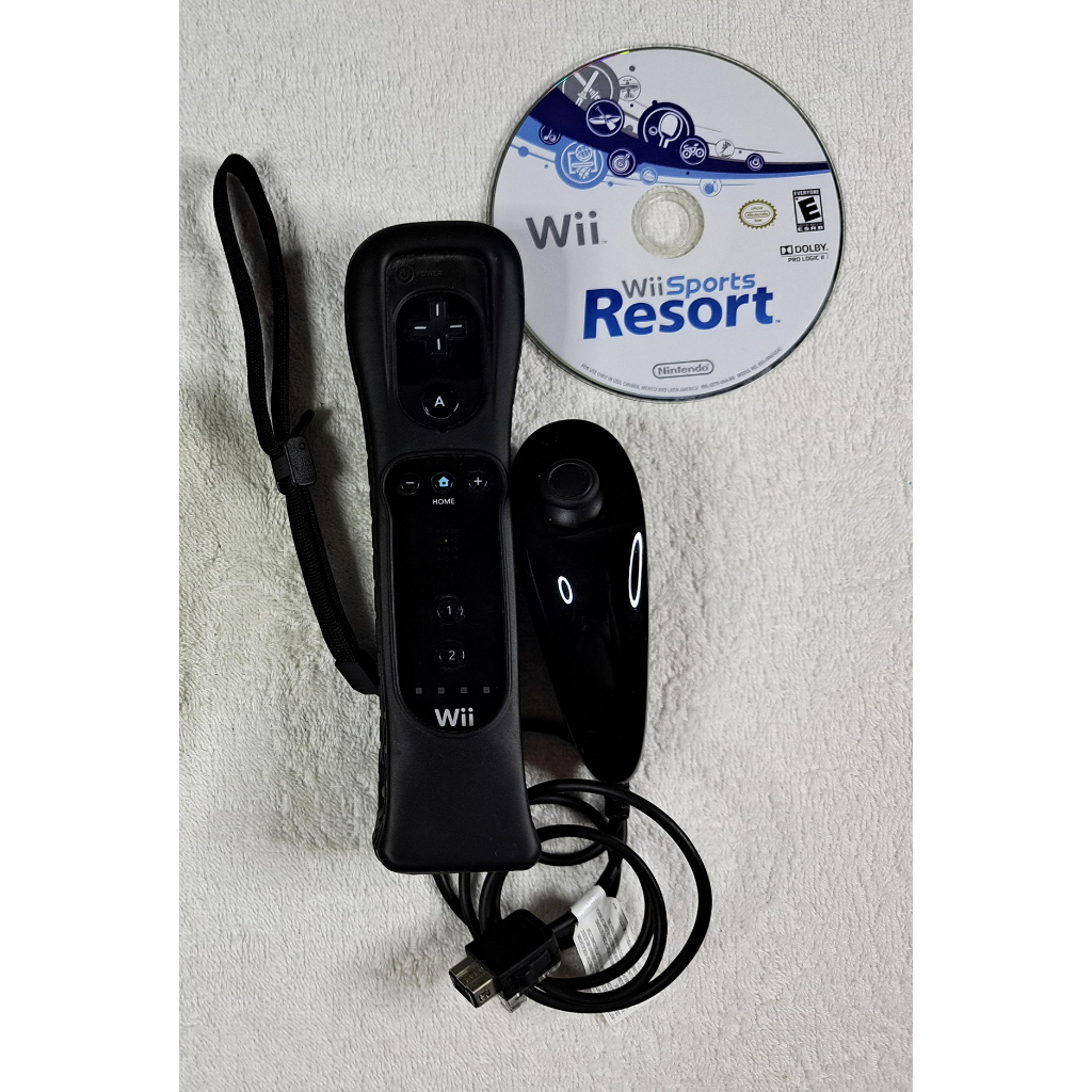 Wii Remote Motion Plus inside Preto Original Nintendo Wii + Jogo Shopee Brasil