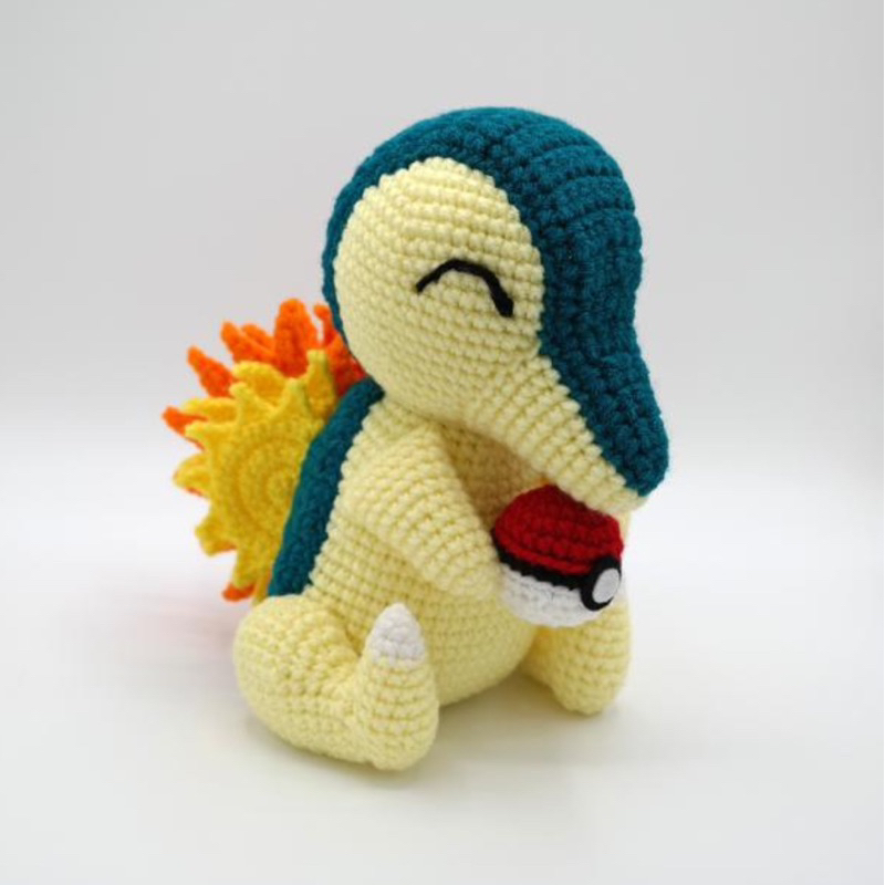 Cyndaquil de crochê amigurumi Pokémon