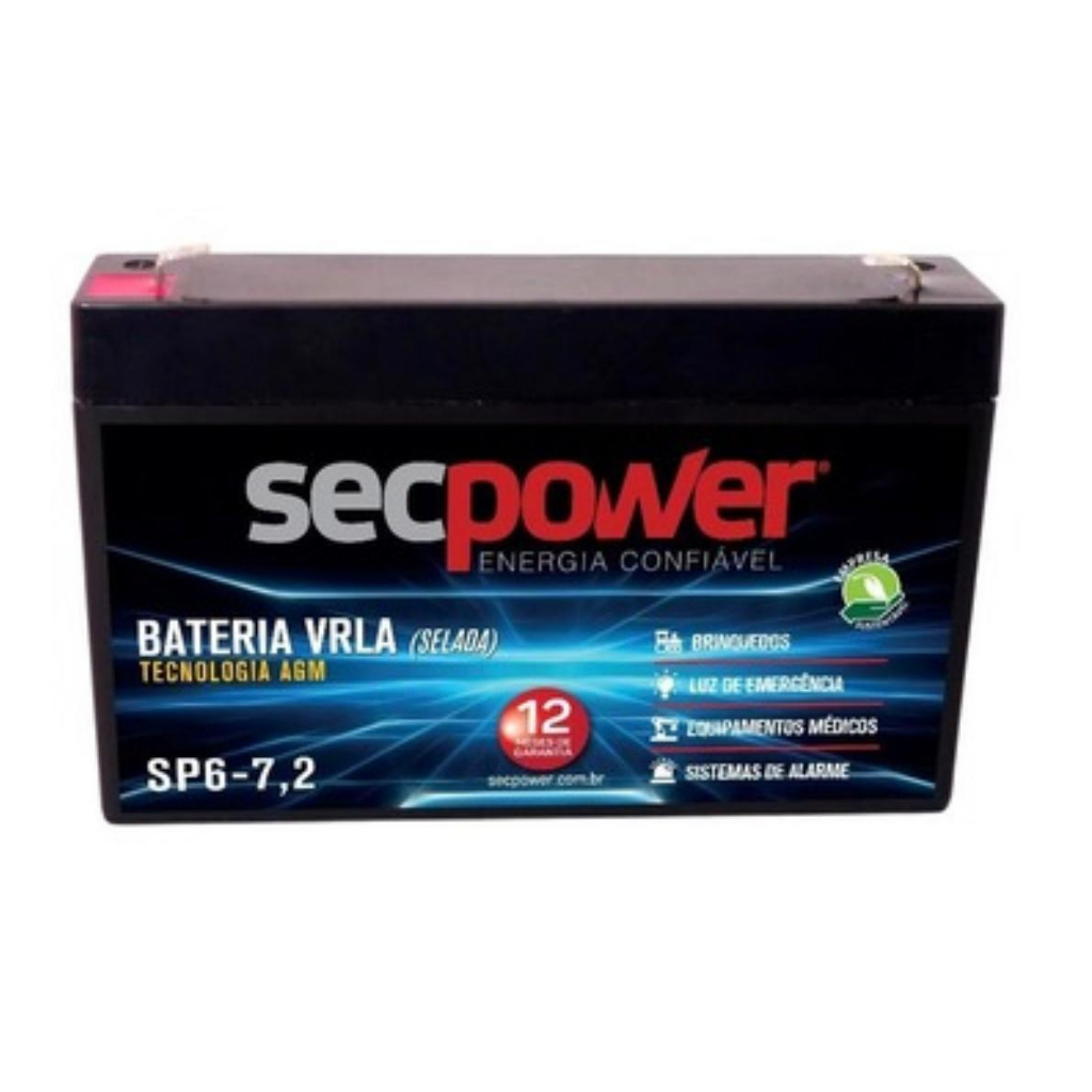 BATERIA RECARREGAVEL 6V 7,2AH / 6V 8AH para brinquedos , carrinhos elétricos , motos elétricas , alarmes