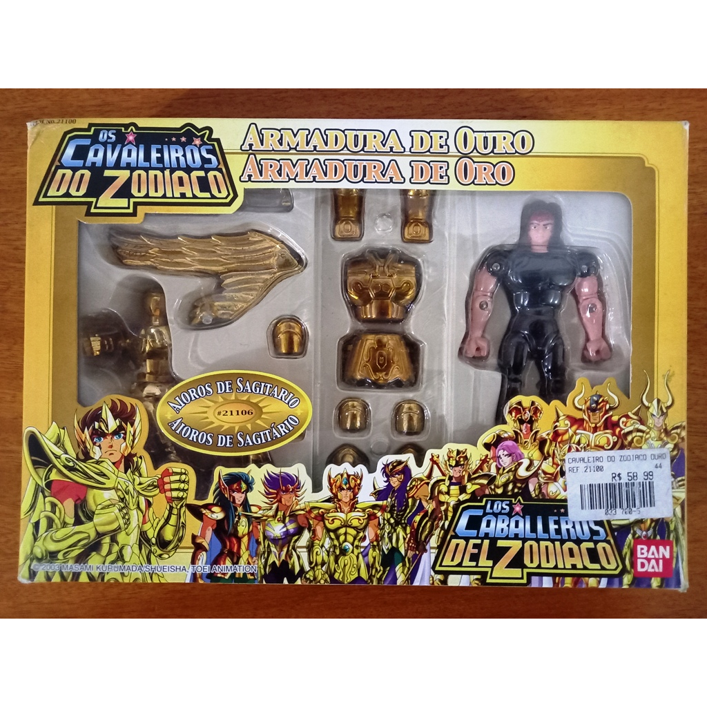 Boneco Cavaleiros do Zodíaco Aioros De Sagitário Bandai 2003 | Shopee ...