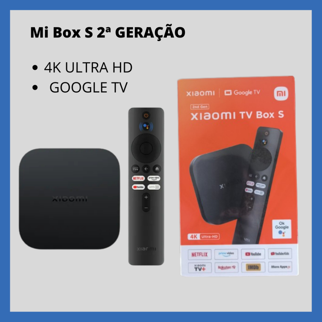 Xiaomi Mi Box S 2ª Geração Versão Global