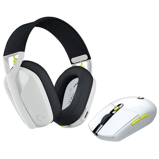 Kit Gamer Logitech Mouse G305 + Fone de OUVIDOG435 Gaming - Branco ...