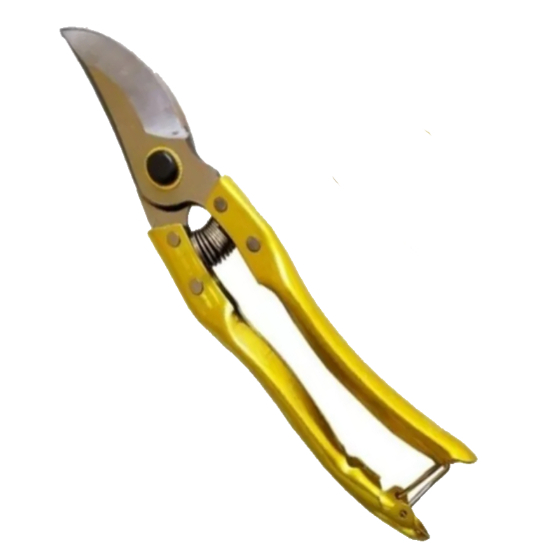 Tesoura Alicate De Poda Podar Plantas Galhos Grande dourada Shopee Brasil