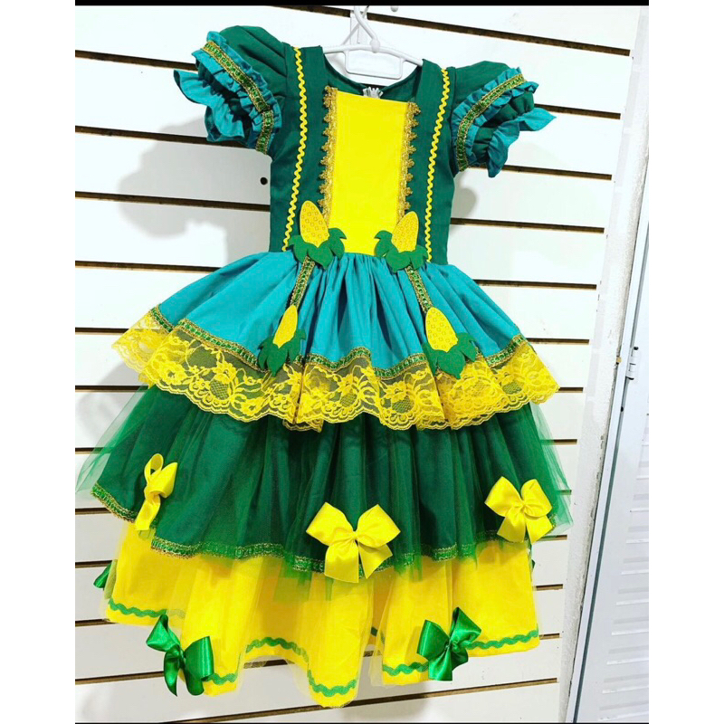 Vestido da rainha clearance do milho infantil