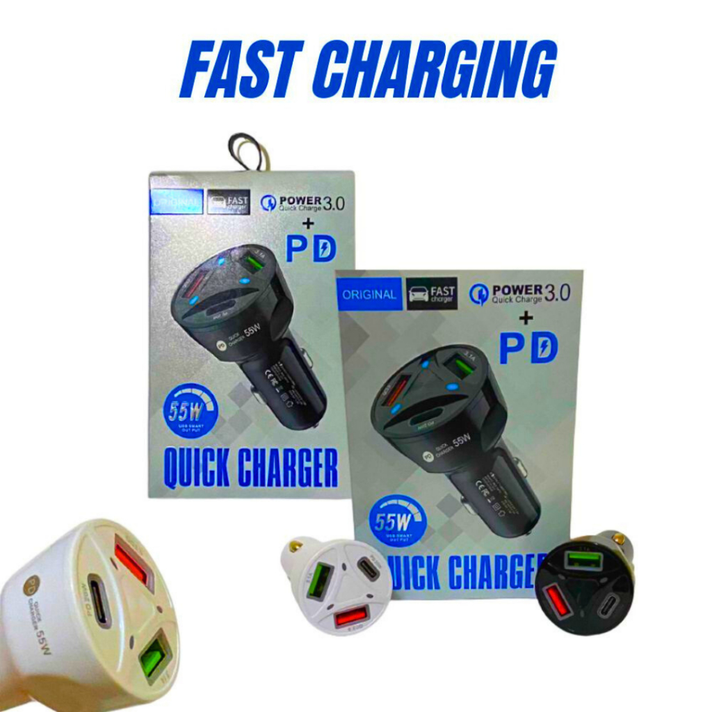 Caricatore Auto USB Quick Charge 3.0 | Ricarica Rapida 12V/24V Accendisigari