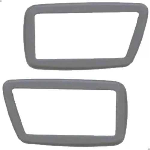 Moldura Maçaneta Interna Santana 99/06 Caminhao Vw Cinza Par