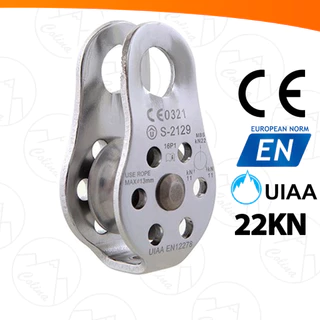 Polia Fixa Alumínio Simples Ce UIAA EN 22KN USANG