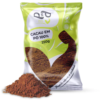 Cacau em Pó 100% Alcalino 250g em Oferta na Shopee