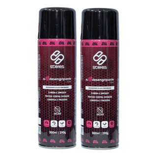 Lubrificante Desengripante Par Lube Spray 300ml Bike Solifes 2 Unidades