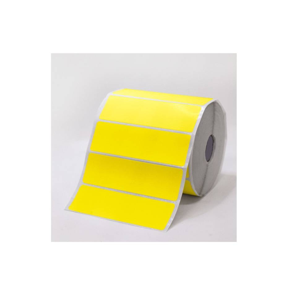 01 Rolo Etiqueta Adesiva Gondola 100x30 Amarela - 1.000unds | Shopee Brasil