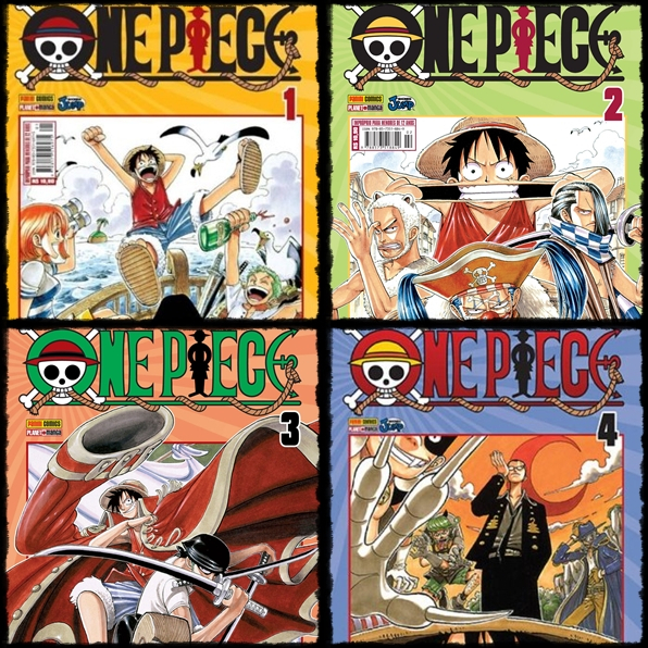 One Piece - Mangá Avulso Novo, Lacrado - Eiichiro Oda - 1, 2, 3 e 4