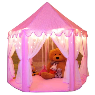Tenda Barraca Casinha Com Led Infantil Cores Rosa E Azul Promoção Melhor Preço em Oferta na Shopee