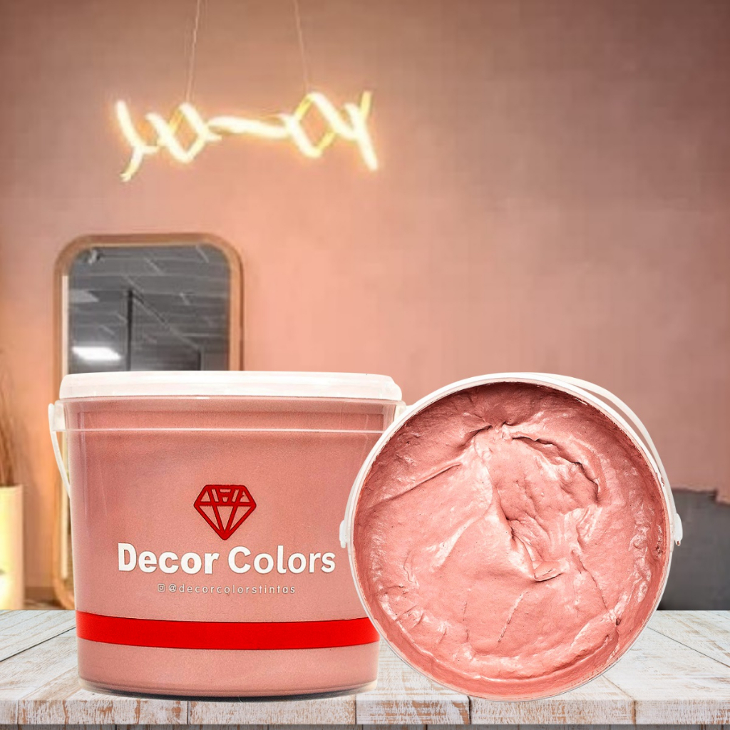 DECOR COLORS CIMENTO QUEIMADO PEROLIZADO 3,2 KG ROSE GOLD | Shopee Brasil