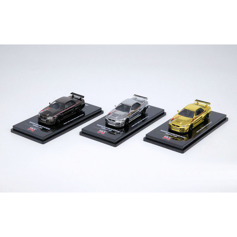 イノモデル inno64 中国gt-show2025 R34&SUPRA INNO64 1:64 Nissan Skyline GT-R (R34) R-Tune Hobby Expo