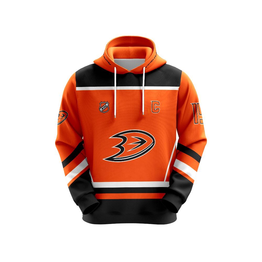MOLETOM ANAHEIM DUCKS SUPER PATOS LARANJA FULL REF:0612