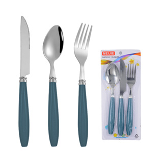 Kit 2 Talher Completo Colher Garfo e Faca de Qualidade