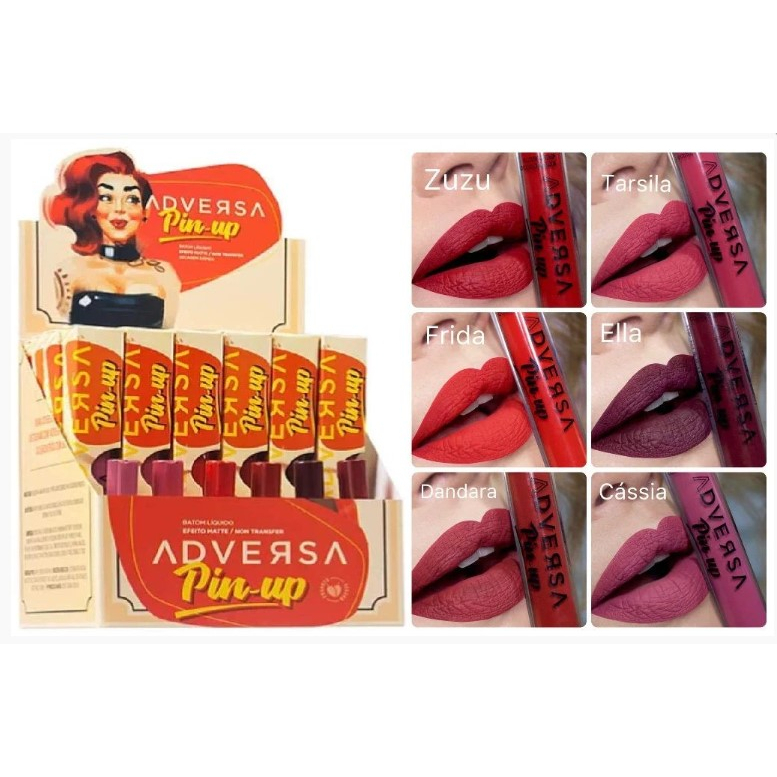 AD306 Batom Liquido Matte Pin Up - ADVERSA