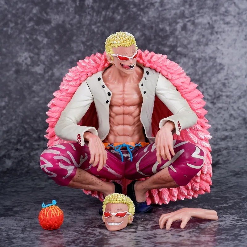 3 Cores Anime Uma Peça Donquixote Doflamingo Joker Óculos De Sol