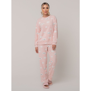 Fato de treino de manga Sexy Sleepwear pijamas Silk Teddy com fato