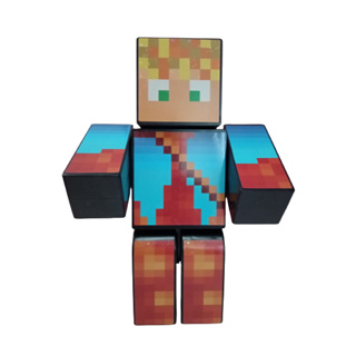 Boneco Lopers Minecrafit Streamers Gamer 25 Cm Articulado Shopee Brasil