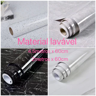Papel De Parede Adesivos Para Cozinha 4,5 Metro x 60 CM Resistente A Agua/Óleo Material Lavável