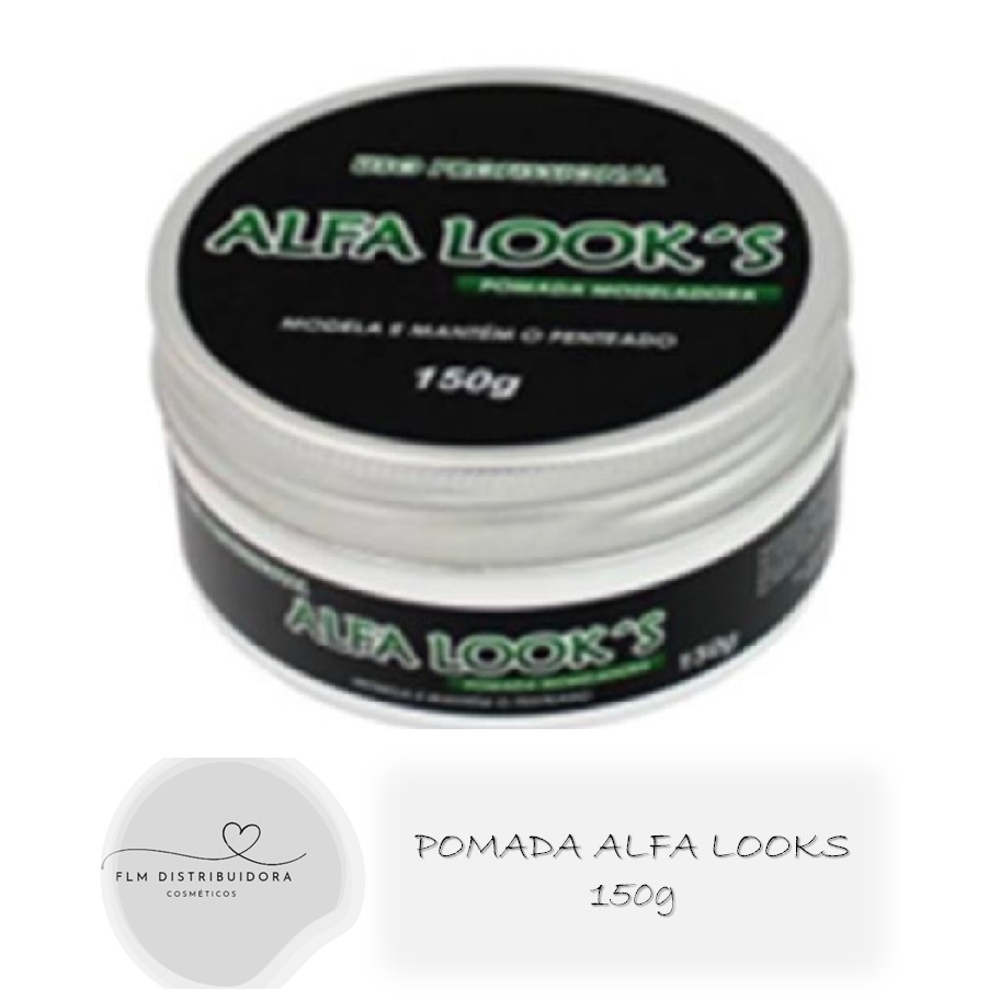 Pomada Modeladora Alfa Looks 150g | Shopee Brasil