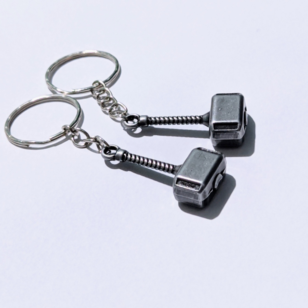 God of War 5 Ragnarok Keychain Thor's Hammer Mjolnir Key Chain