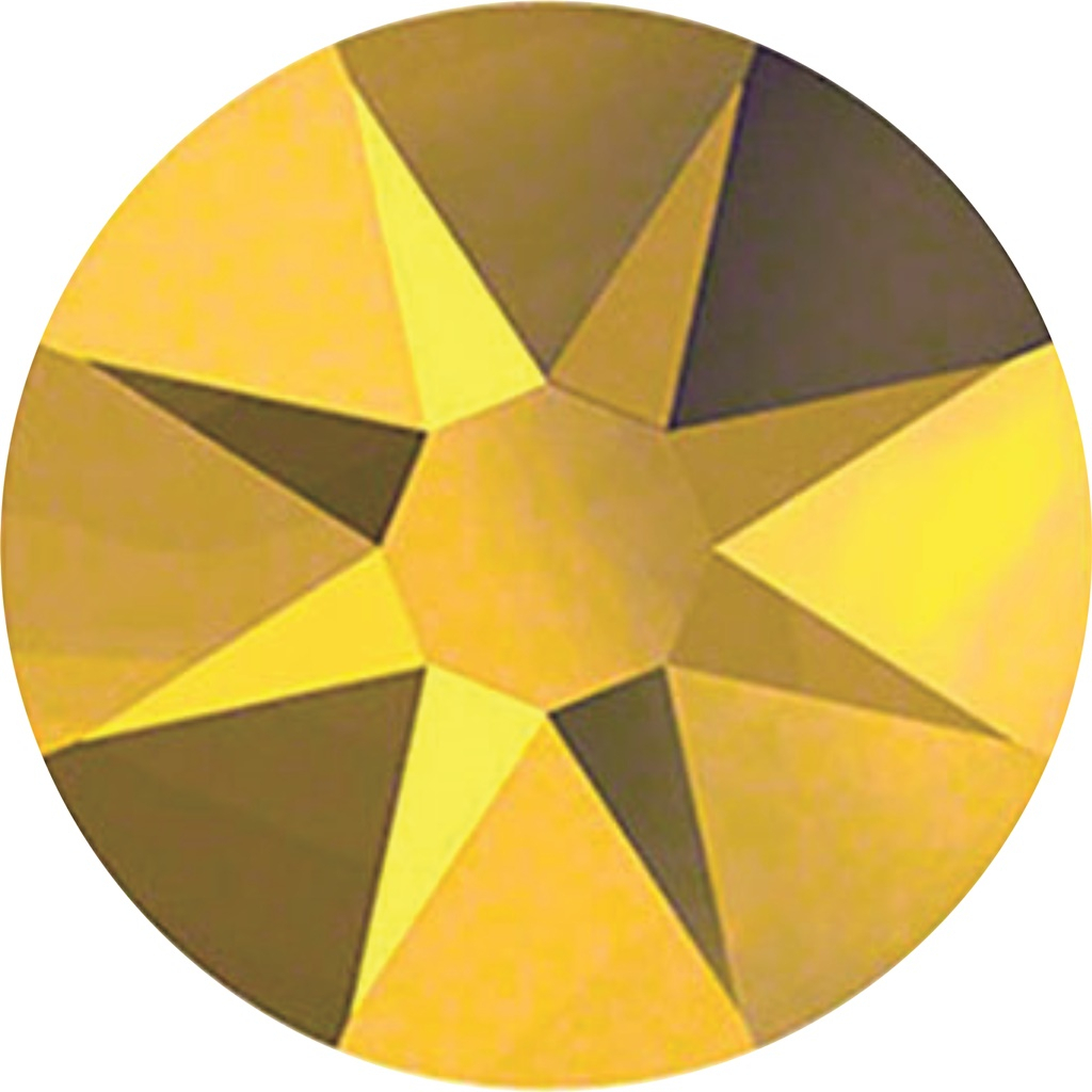 Liliume 5000pcs Strass Hotfix Strass Mine-Gold Strass 24