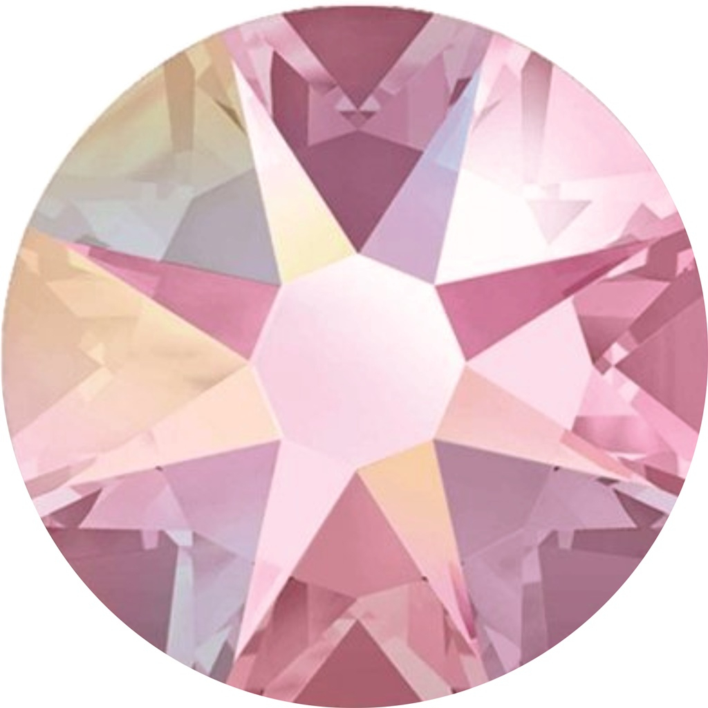 300 Strass Light Rose Rosa Chiaro Pink TERMOADESIVI HOTFIX Rhinestone Crystal Pattinaggio Tessuti Cellulari Decori A
