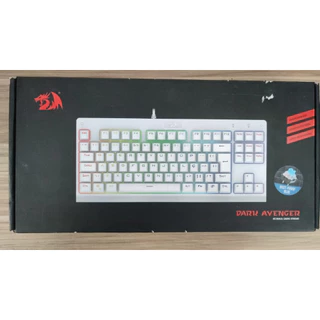 Teclado Mecânico Redragon Dark Avenger Lunar White RGB (Recondicionado)