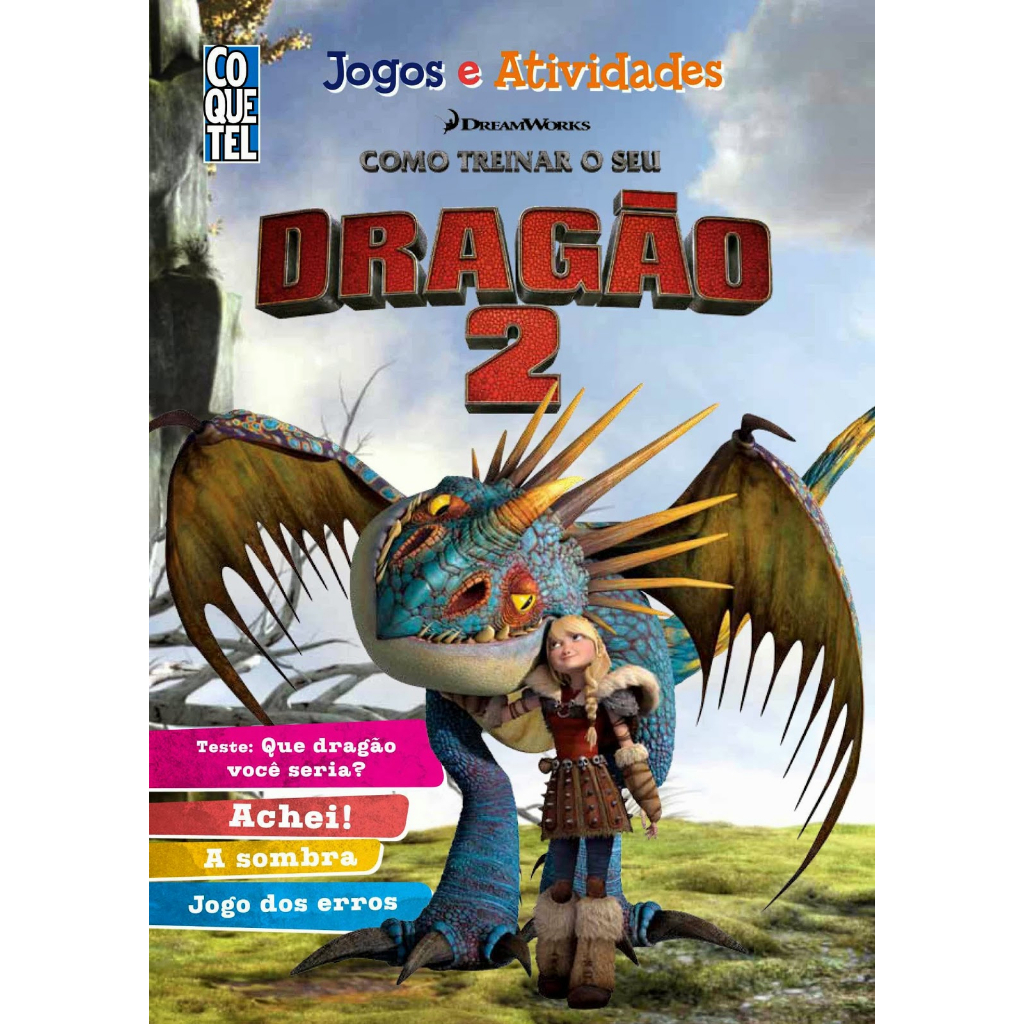 Livro Como Treinar O Seu Dragão - Jogos Com Dragões (Dreamworks)