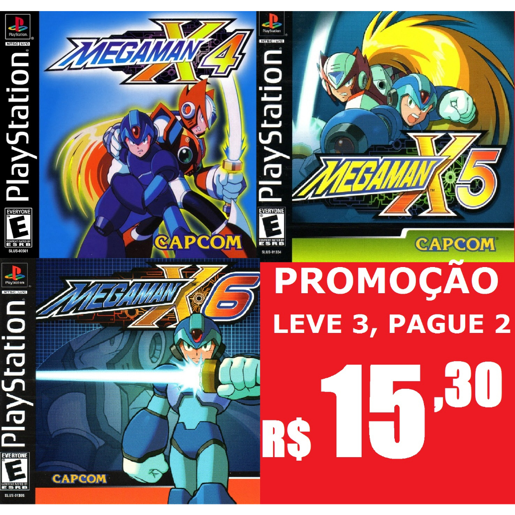 Mega Man X4 X5 For Playstation online 1