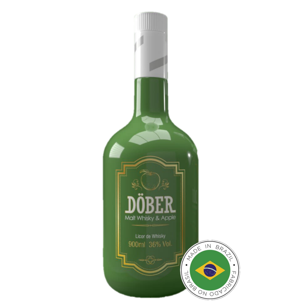 Licor De Whisky E Apple Dober 900ml | Shopee Brasil