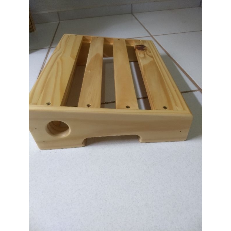 Pedalboard pedaleira guitarra madeira