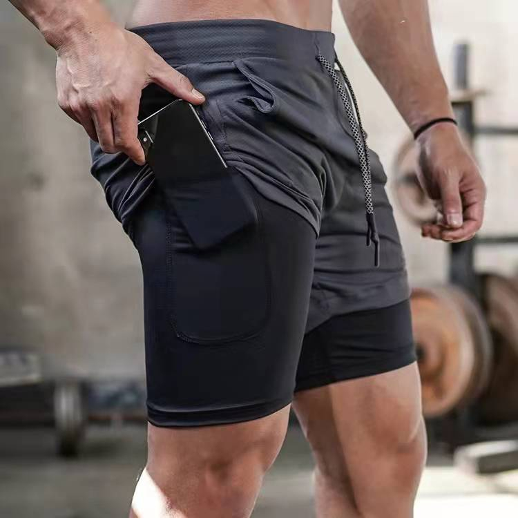 Curtas de treino para homens CEHT Shorts leves para academias
