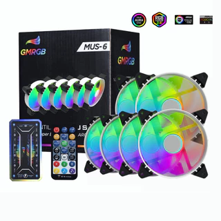 (múltipla escolha) GMRGB Caixa do computador 120mm Cooler RGB Fan Ventoinha LED RGB Ring 120MM