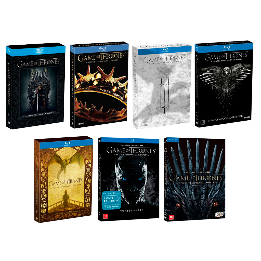 Capa dos DVDs e Blu-Ray da oitava temporada