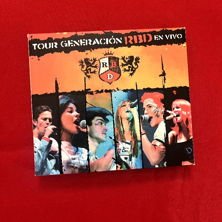 Slipcase CD RBD Tour Generacion RBD En Vivo (Luva) Shopee Brasil