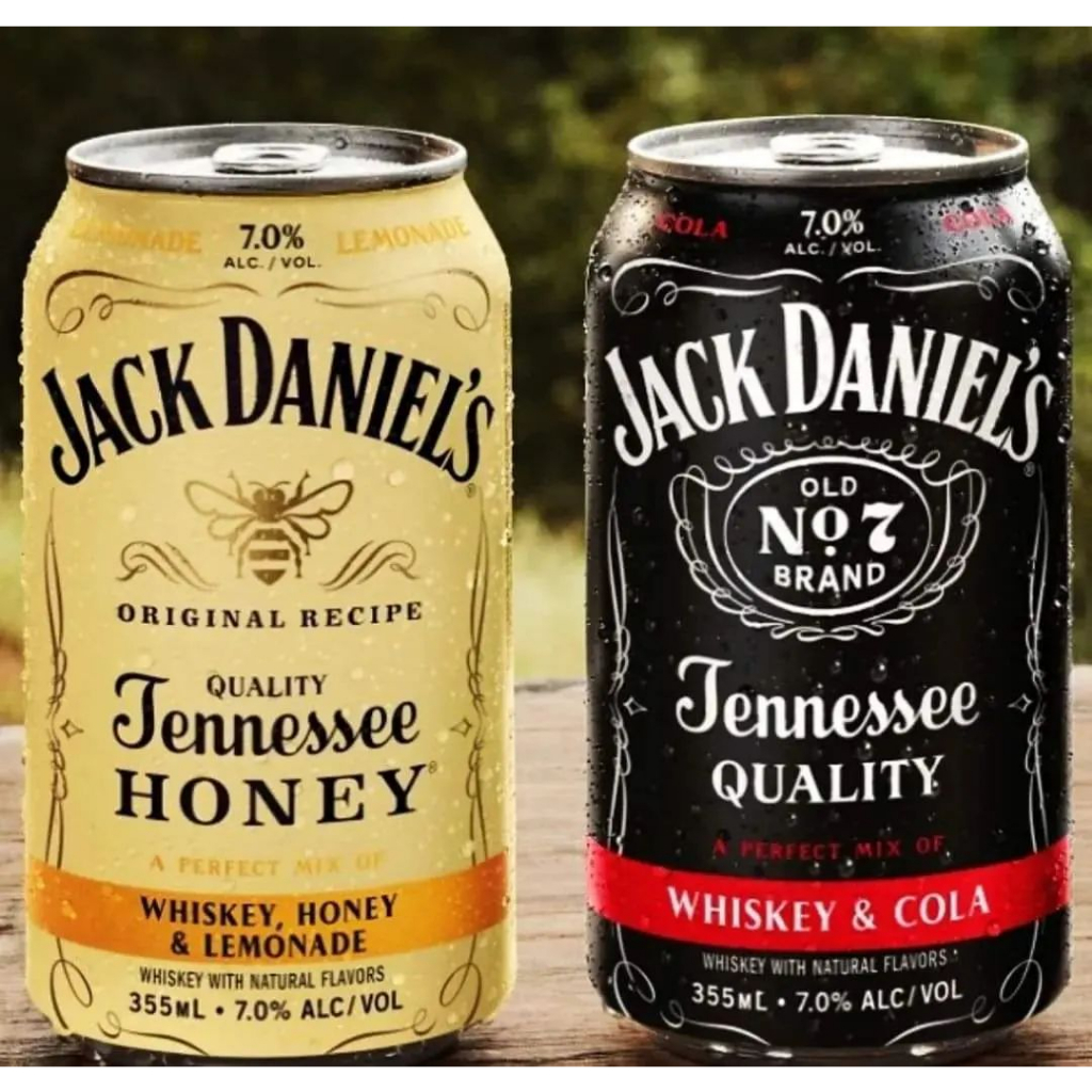 Jack Daniel's Cola + Honey Lemonade 330ml Whisky Drink Pronto Shopee