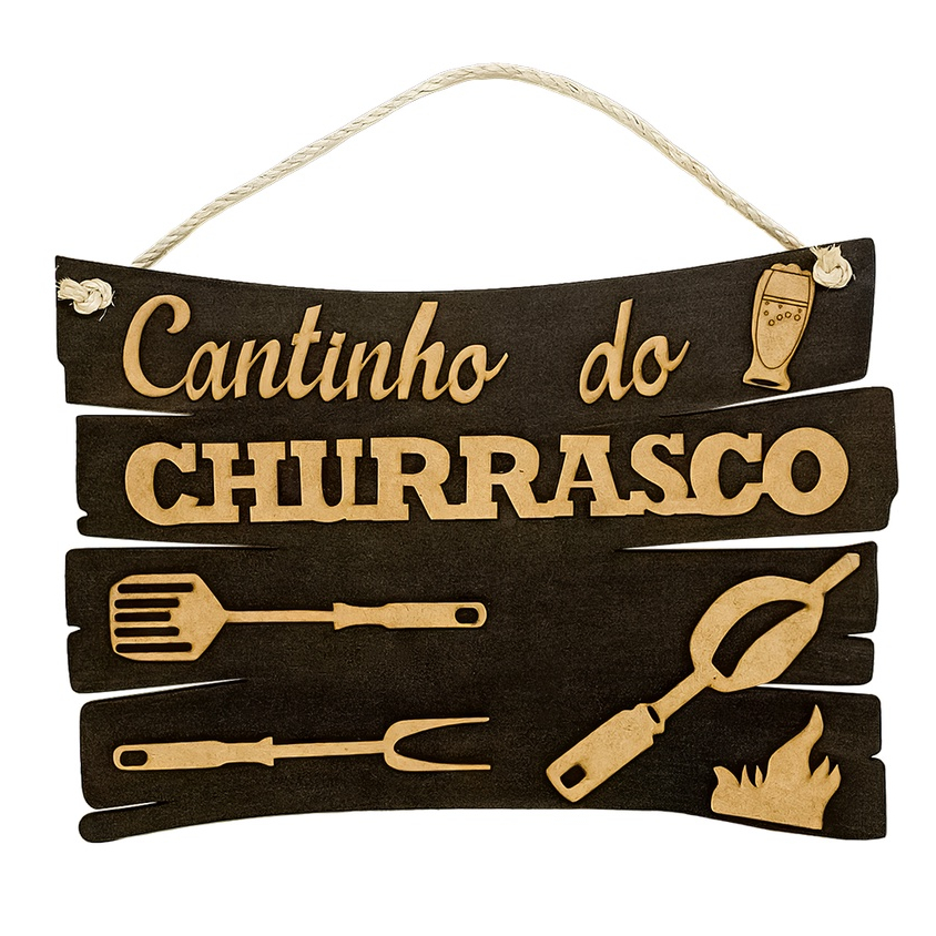 Placas Decorativas Cantinho Do Churrasco Churrasqueira