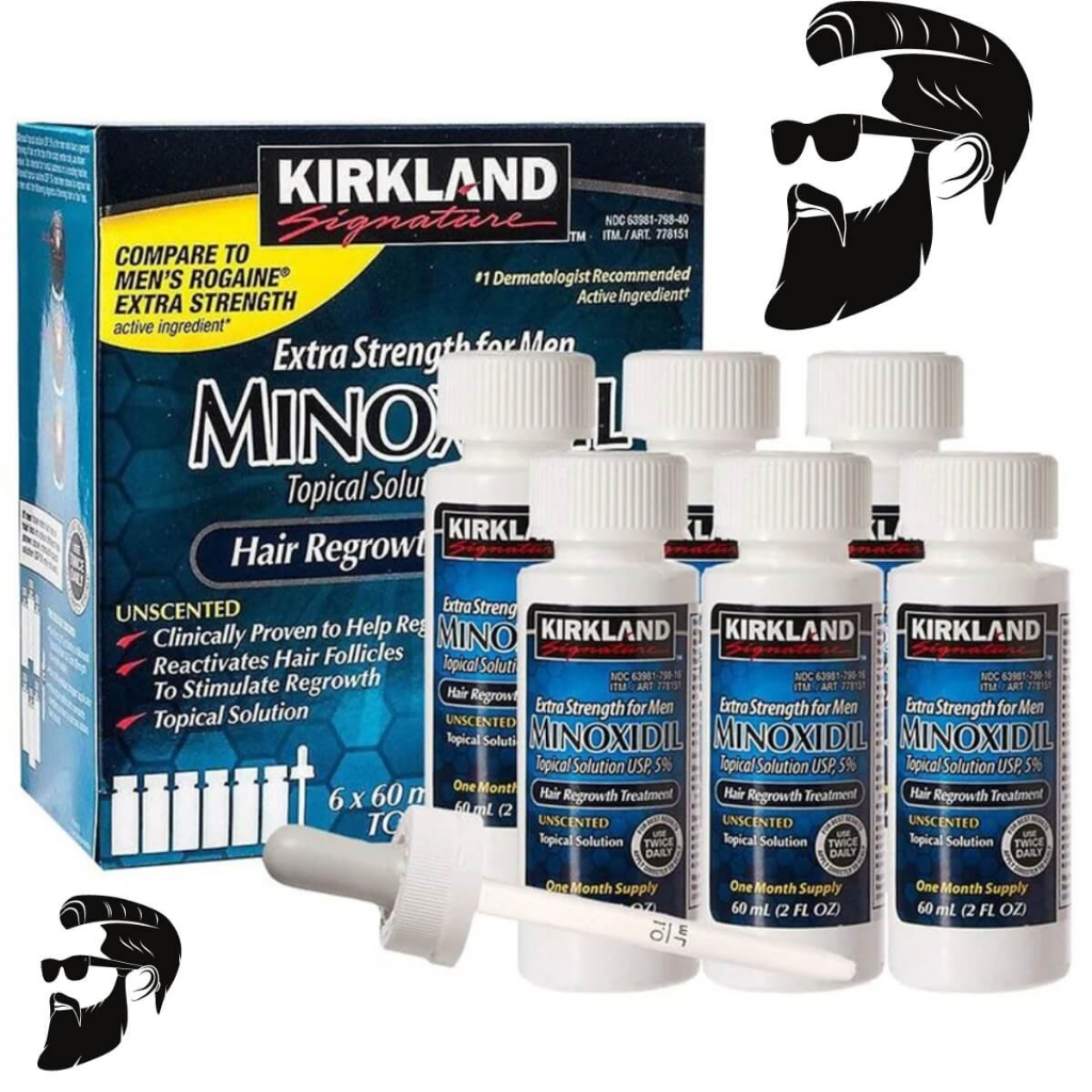 Produto para barba, cabelo e sobrancelha + Aplicador conta gotas