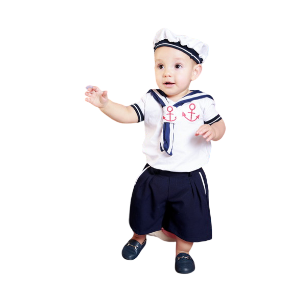 Roupa de marinheiro store infantil 1 ano