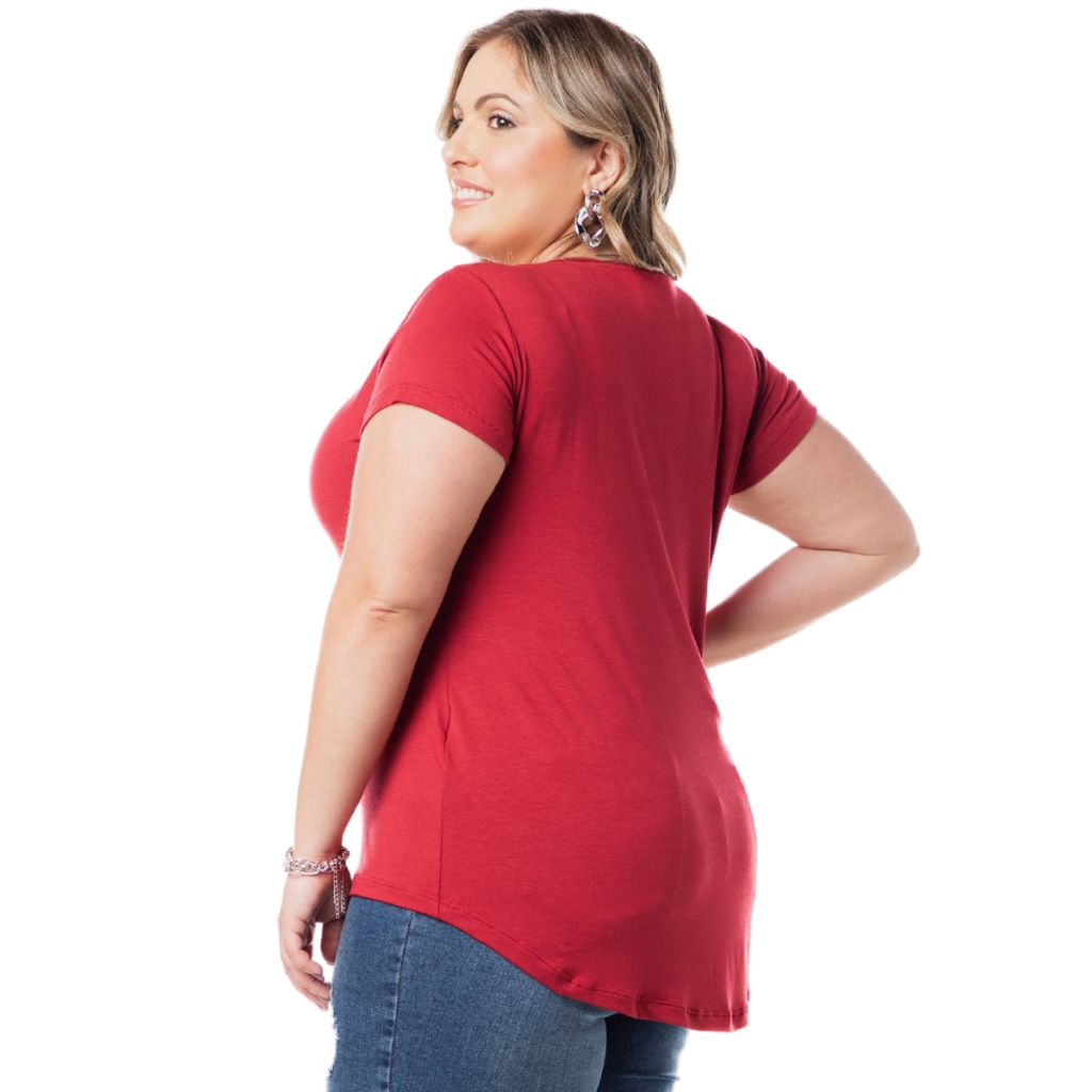 BLUSA FEMININA PLUS SIZE MULLET em Promoção na Shopee Brasil 2024